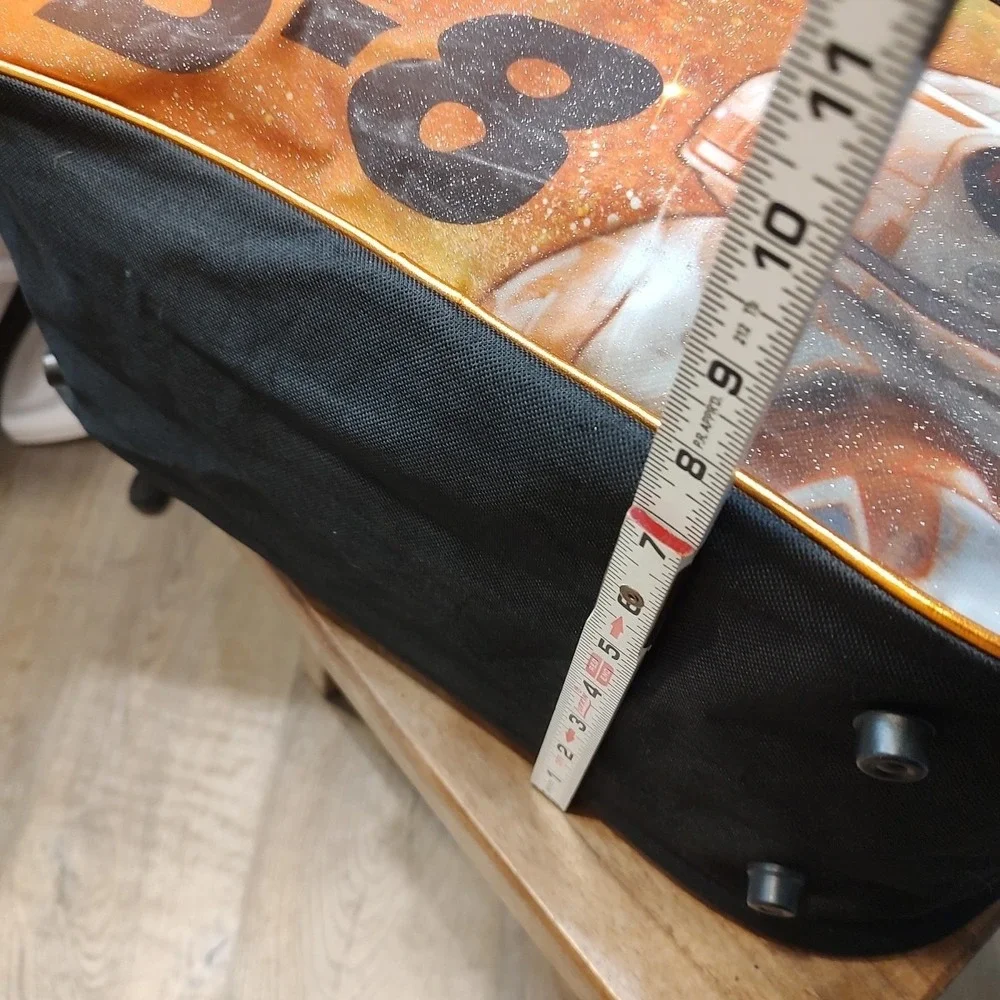 Star Wars Duffle BB 8 Orange‎ Black R2D2 Spaceships Intergalactic Stud Bottom